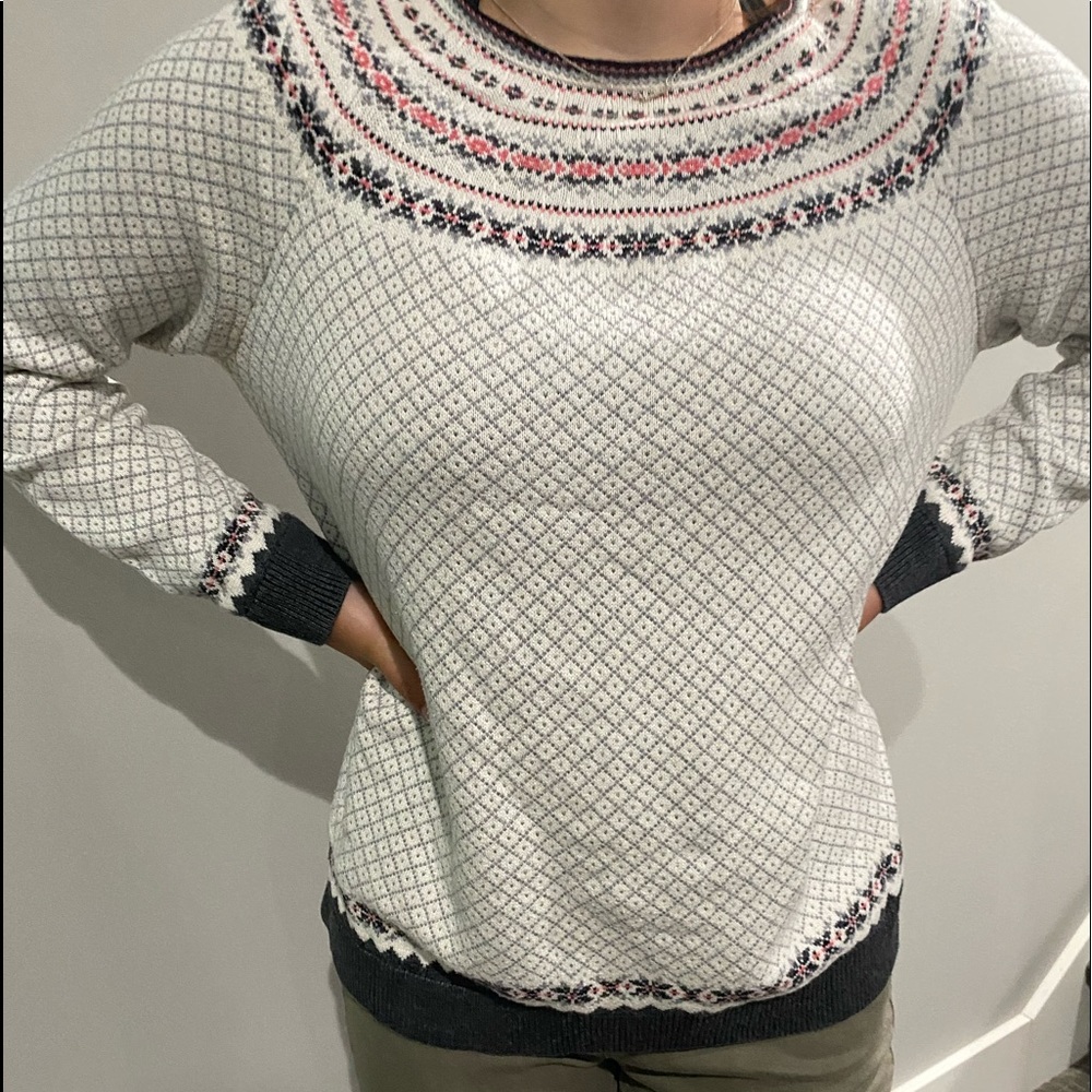 Talbots White Sweater